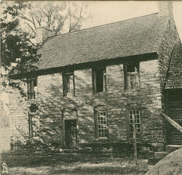 German Michael Braun House, built in 1766, Salisbury, NC. Image courtesy of Rowan County Public Library.